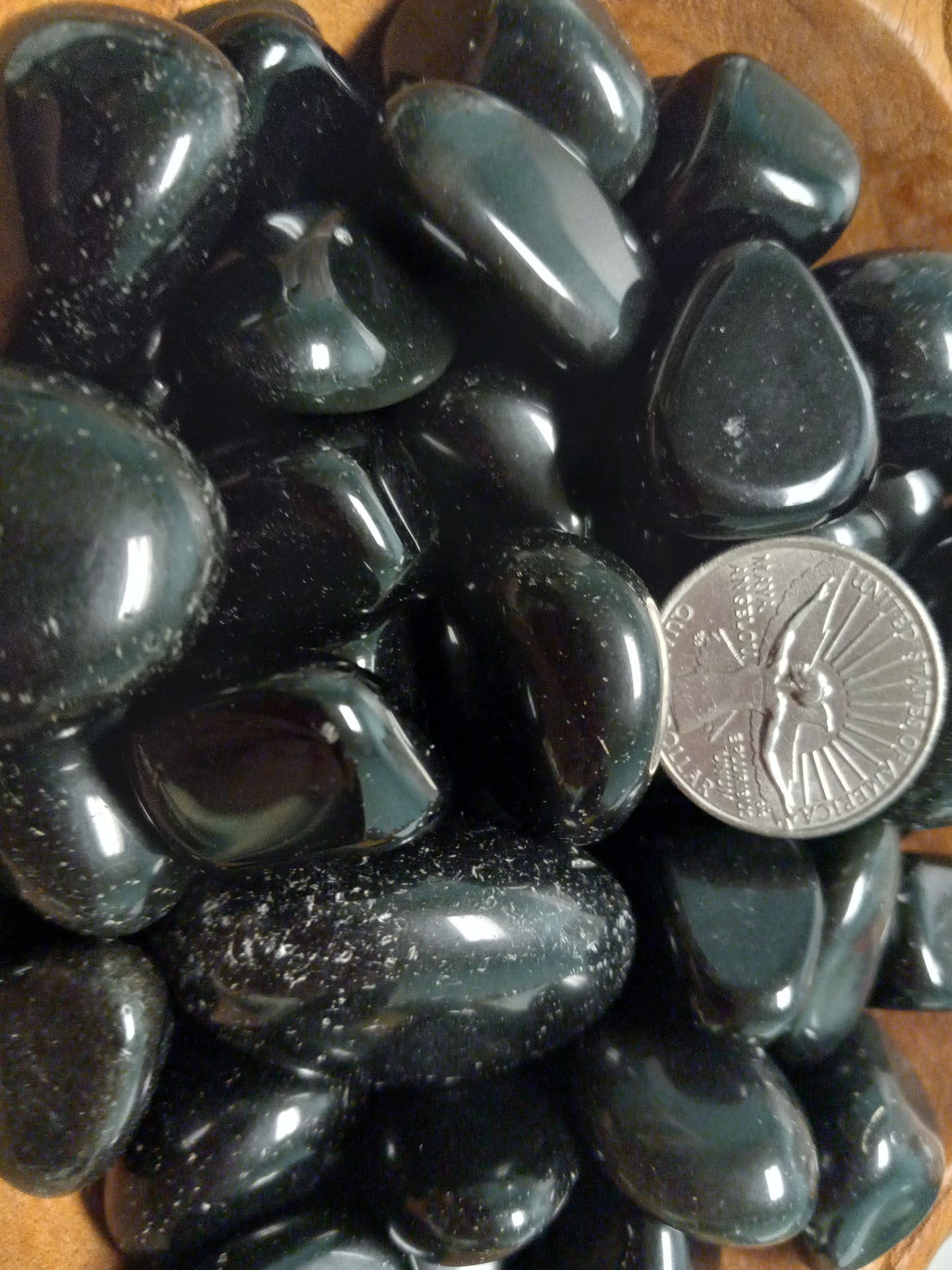 Rainbow Obsidian Tumbles