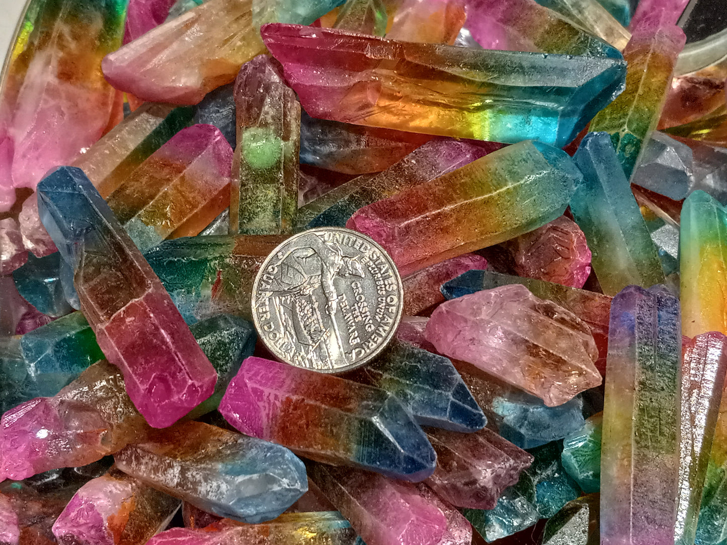 Aura Quartz Points