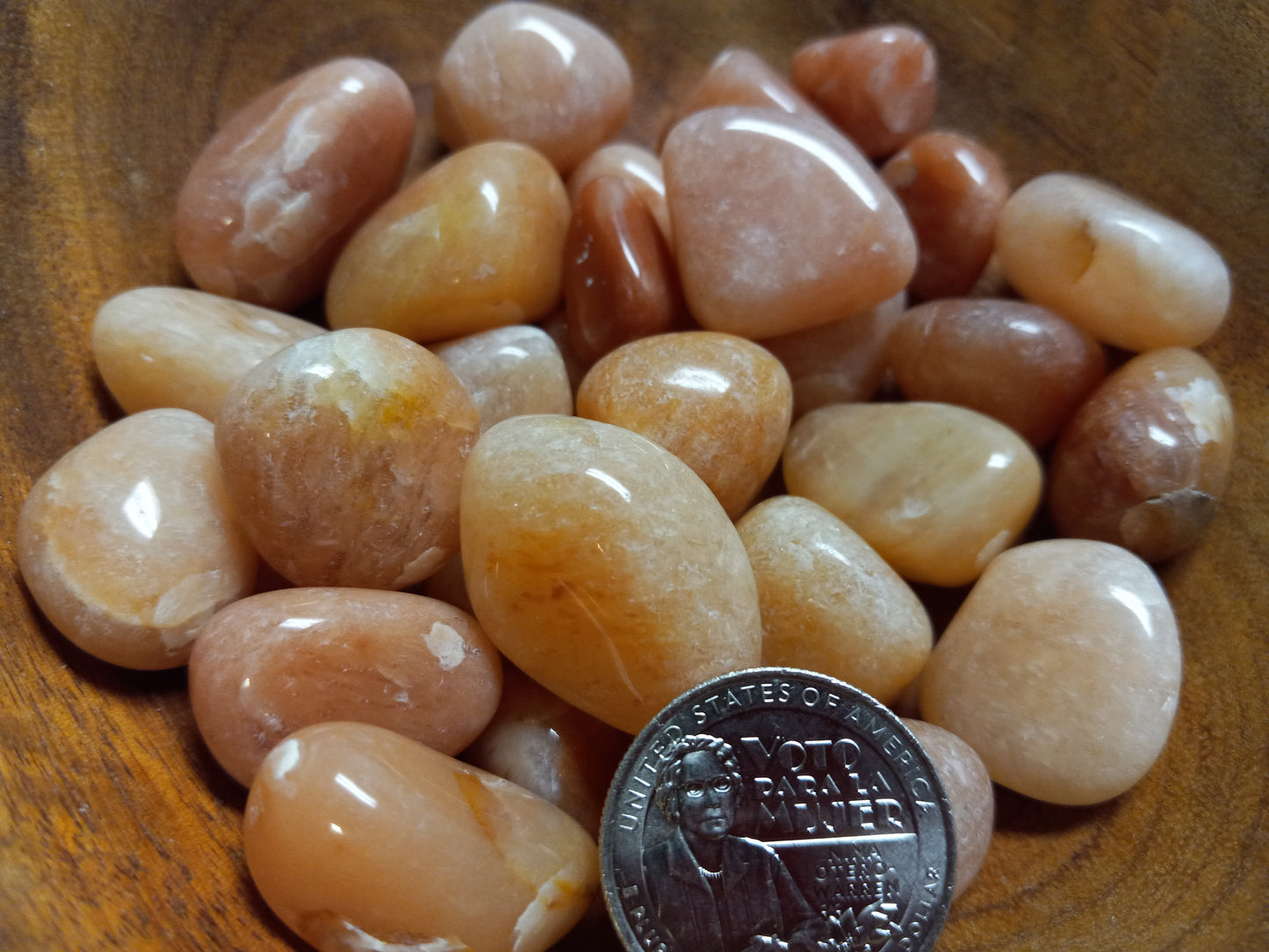 Peach Aventurine Tumbles