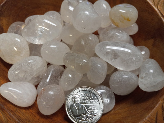 Clear Quartz Tumbles