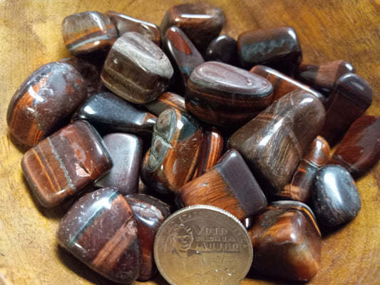 Red Tiger Eye Tumbles