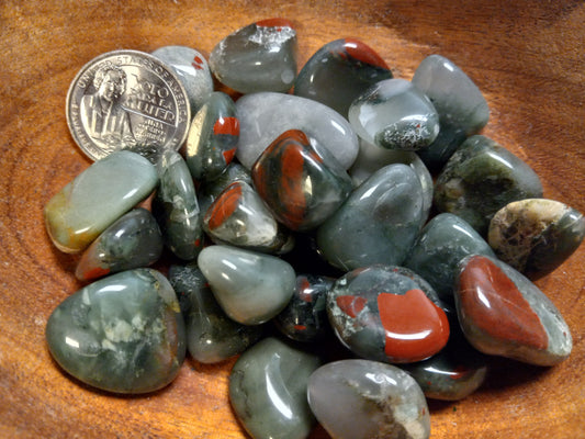 Seftonite/African Bloodstone Tumbles