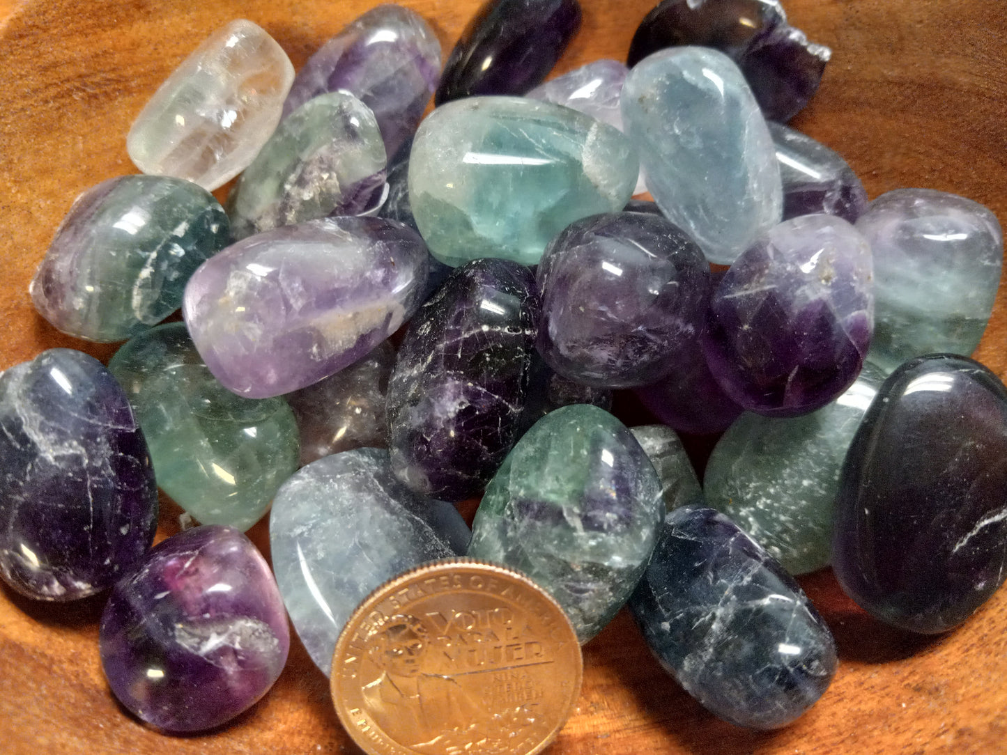 Fluorite Tumbles