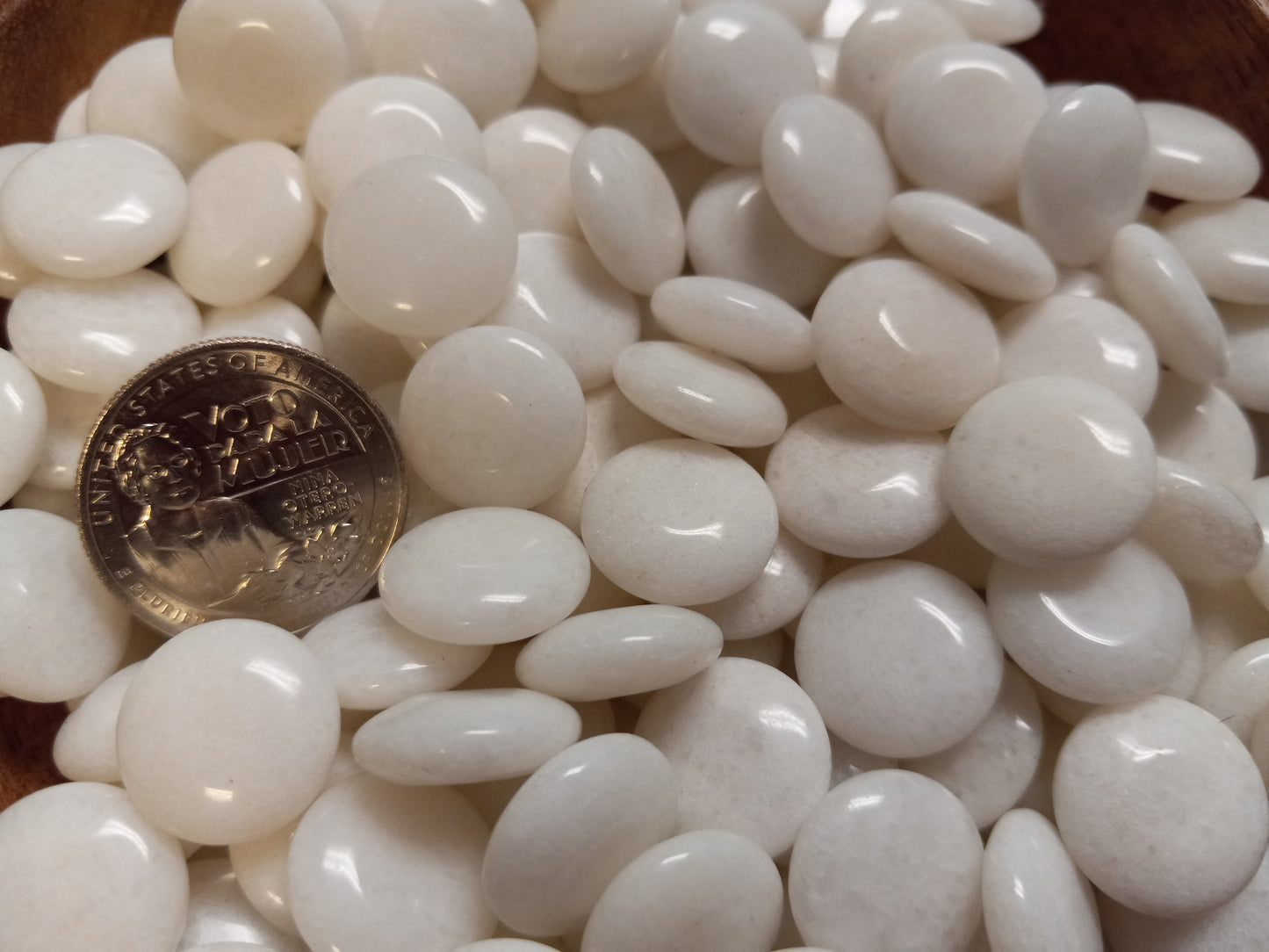 White Jade Buttons