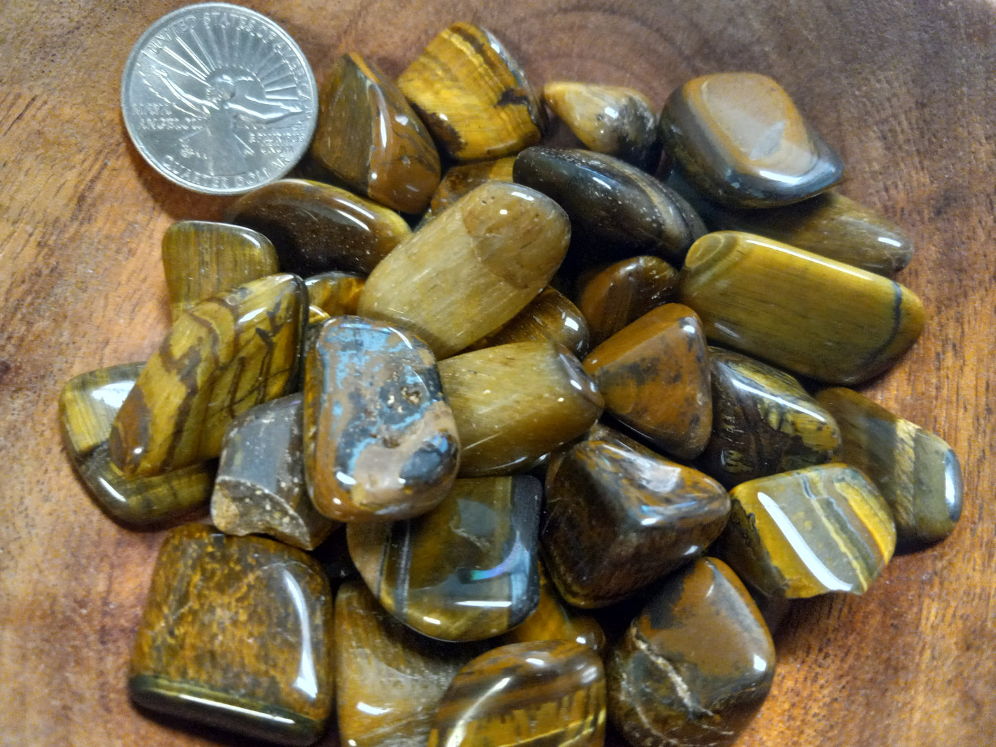 Tiger Eye Tumbles