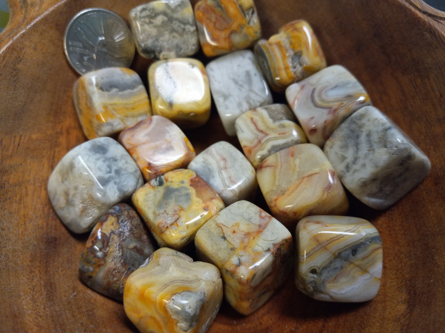 Crazy Lace Agate Cubes