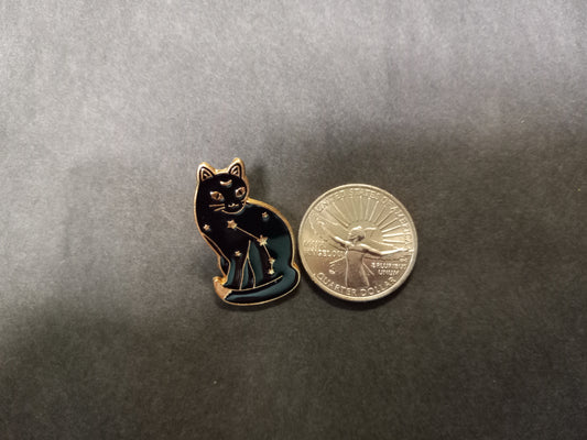 Star Kitty Enamel Metal Pin