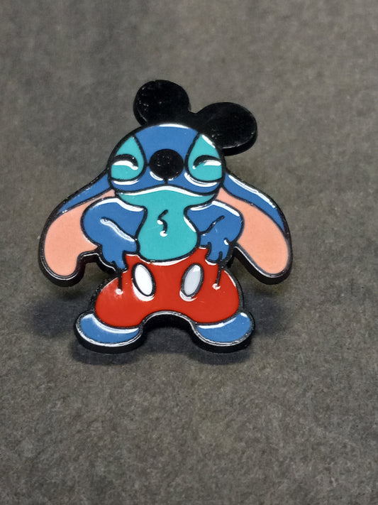 Stich Mouse Ears Metal Enamel Pin