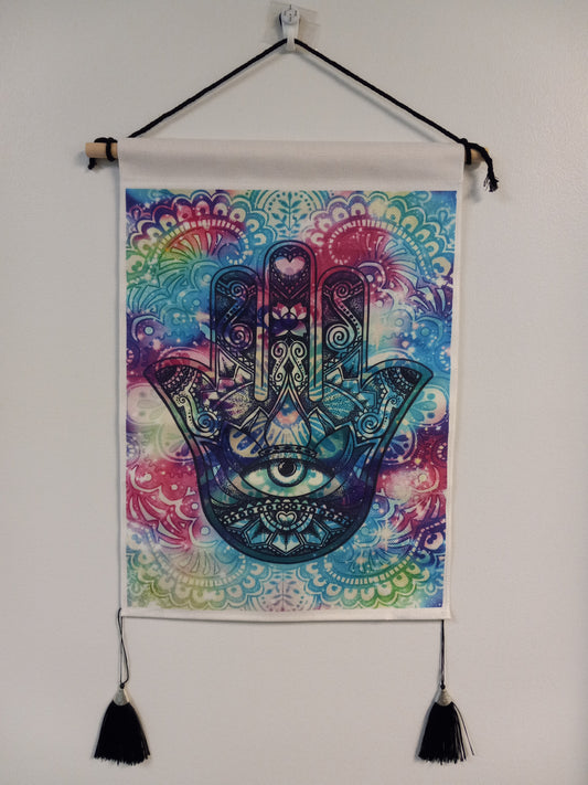 Hamsa Hand Tapestry