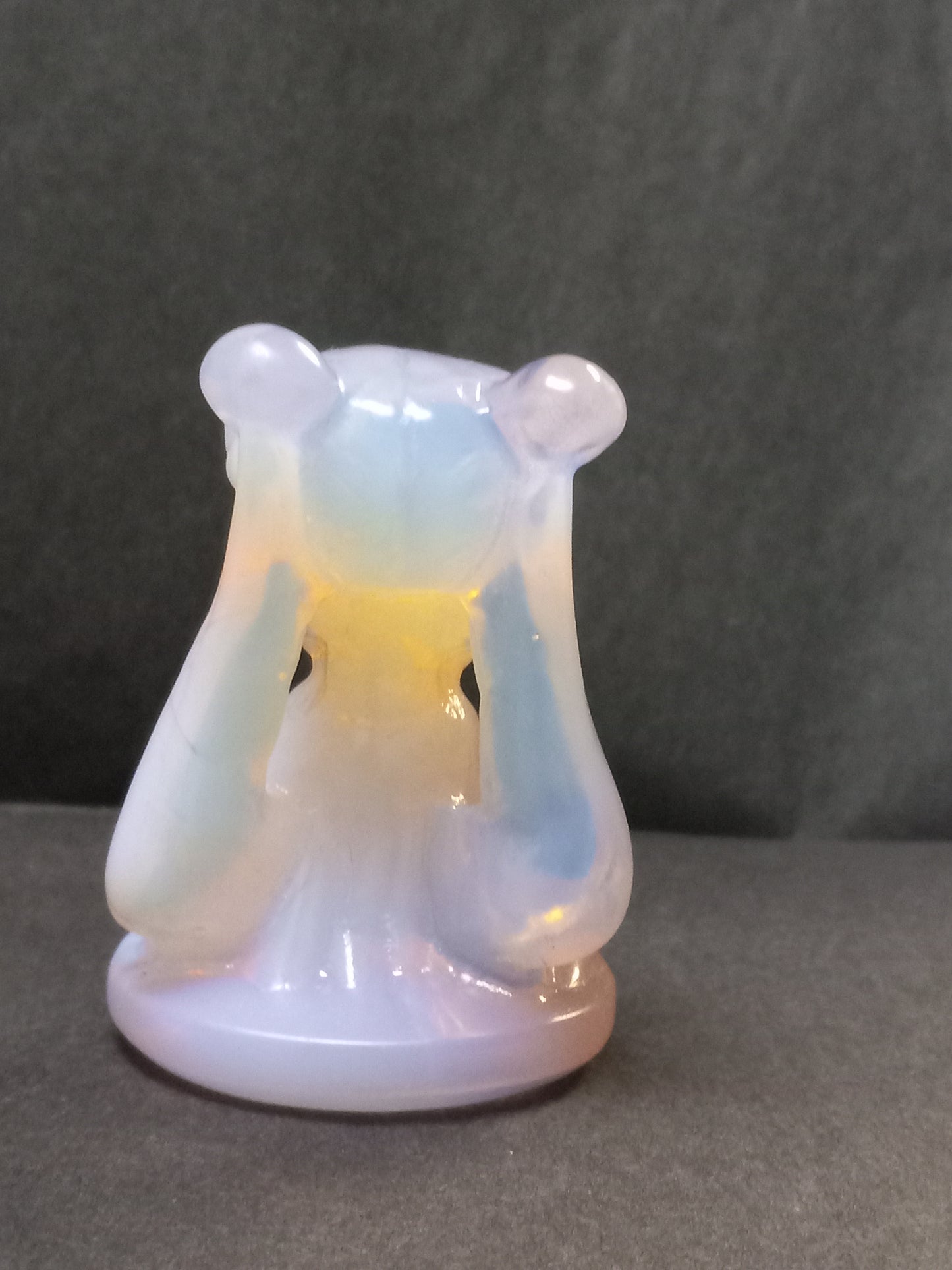 Pink Opalite Sailor Moon Carving