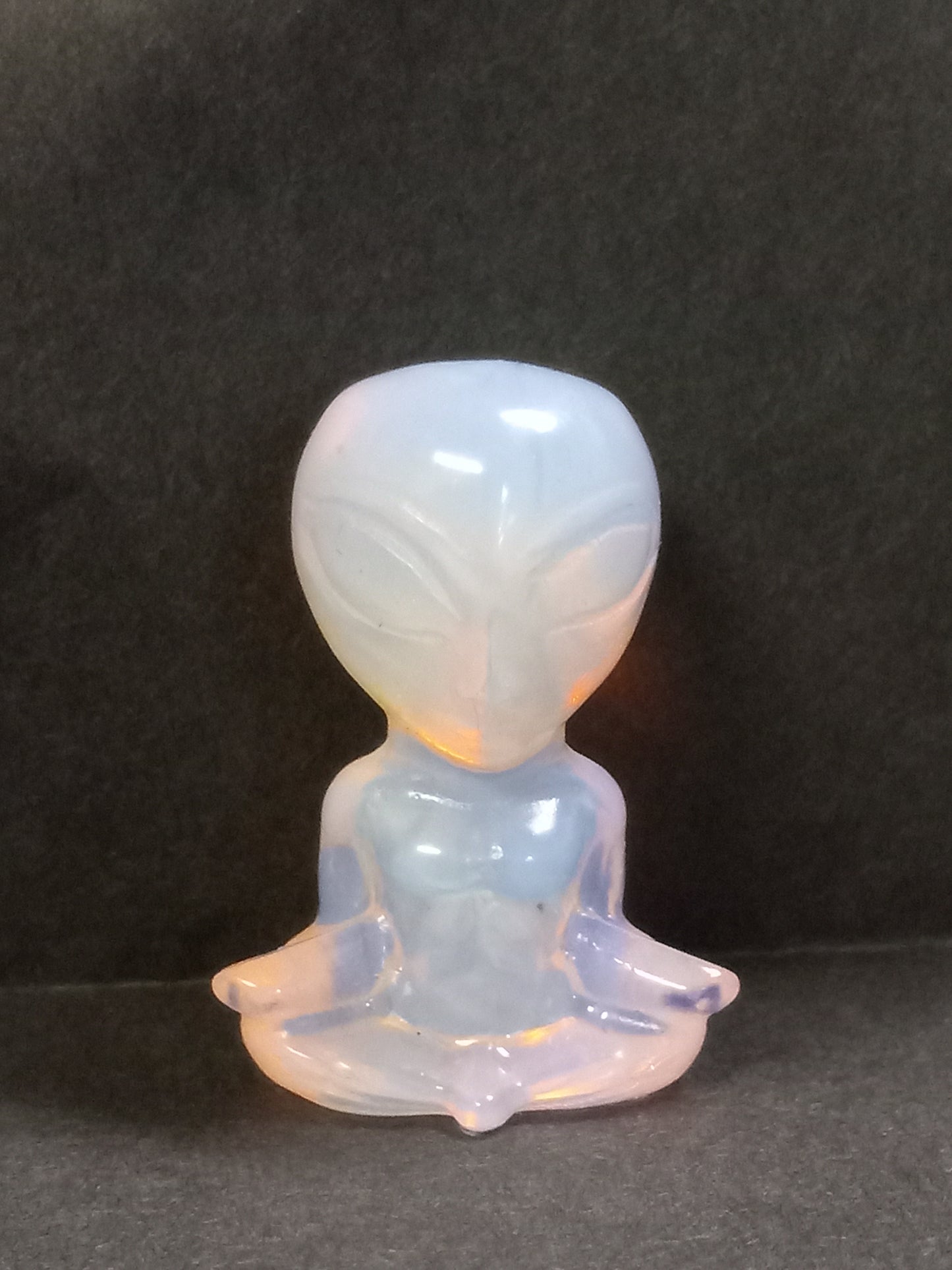 Pink Opalite Yoga Alien