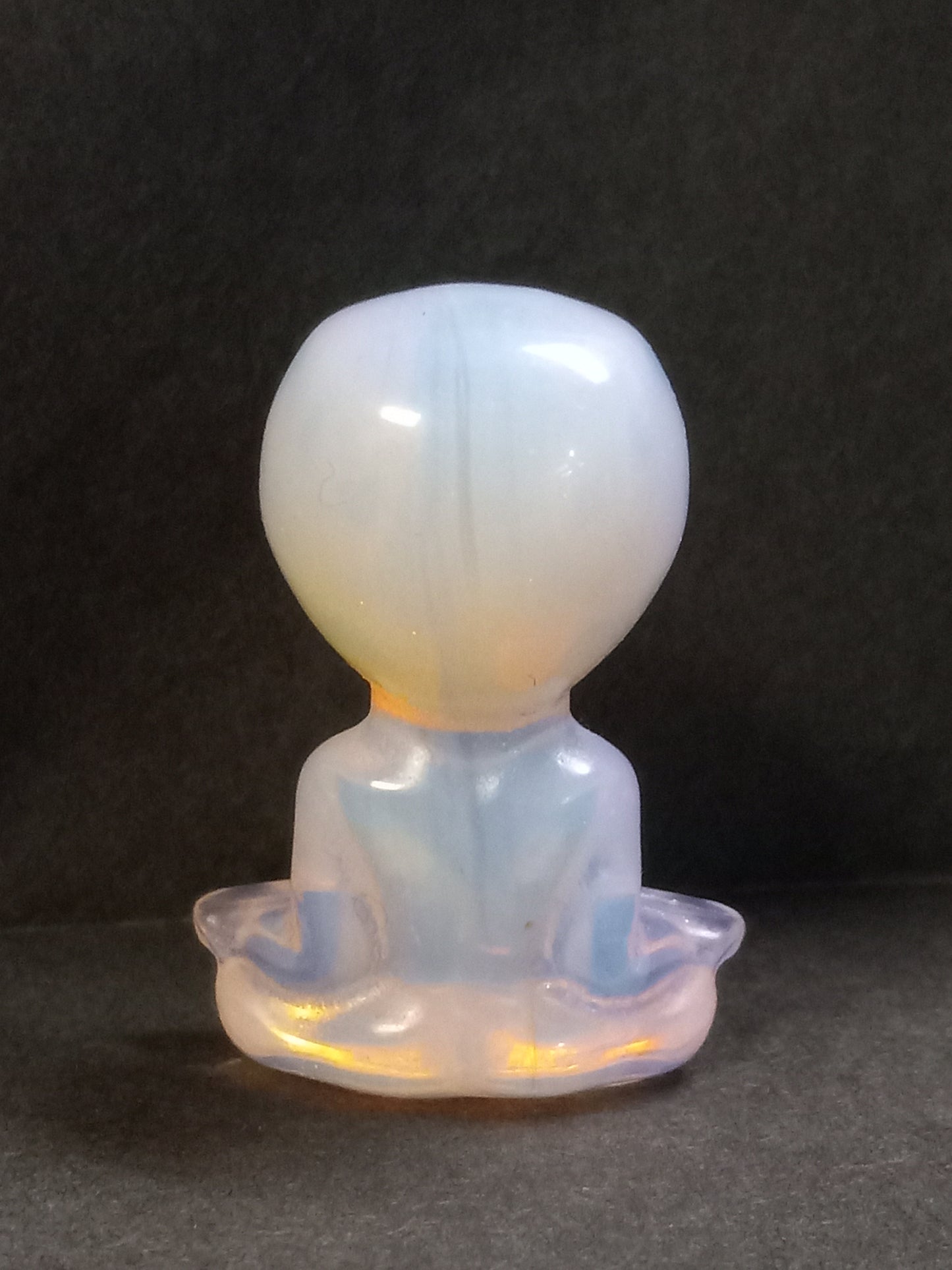 Pink Opalite Yoga Alien