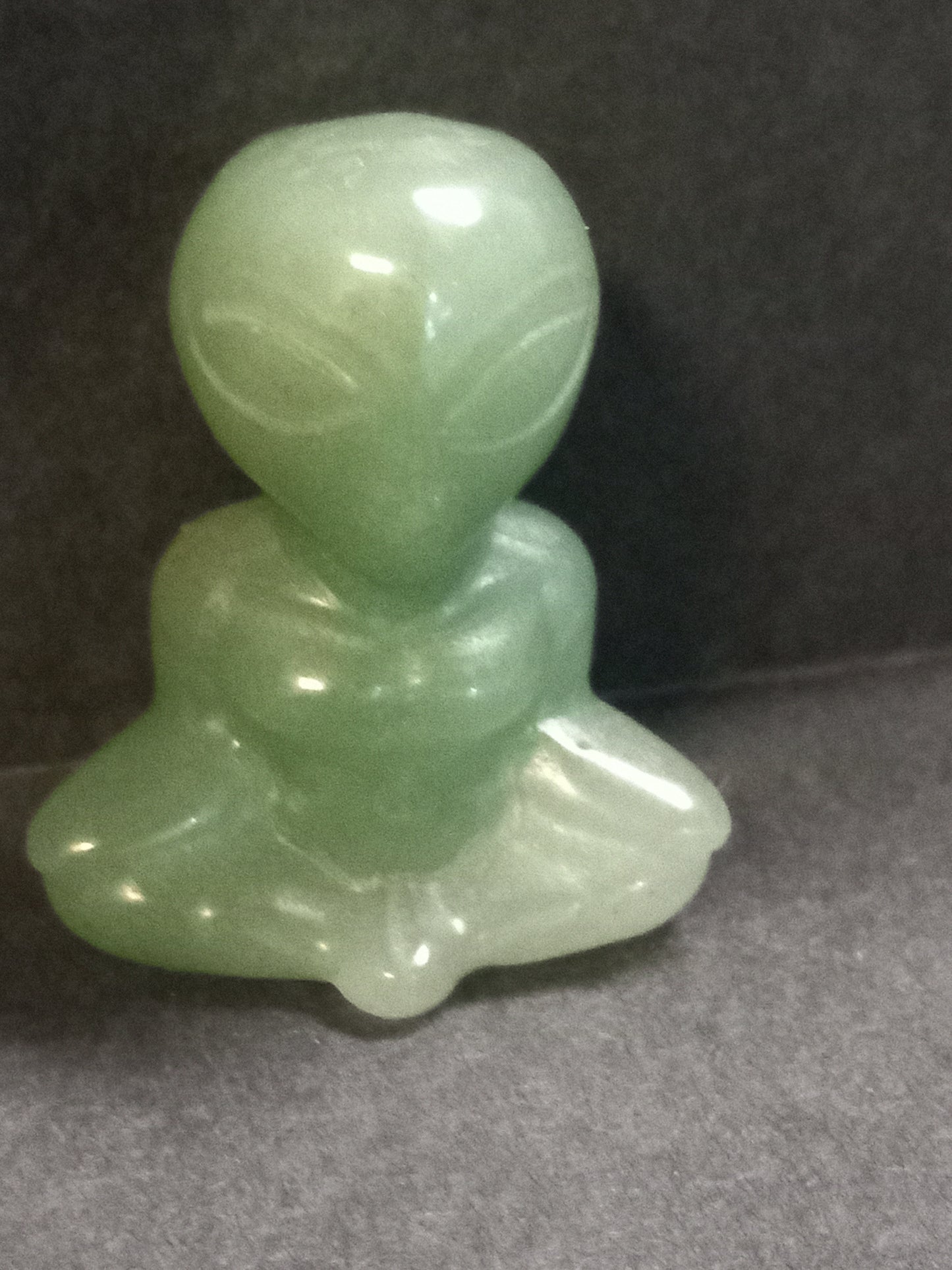 Green Aventurine Yoga Alien