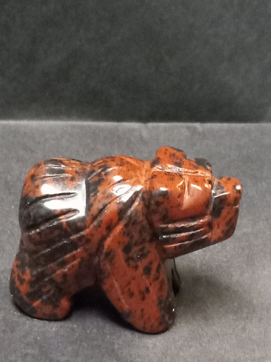 Mahogany Obsidian Bear