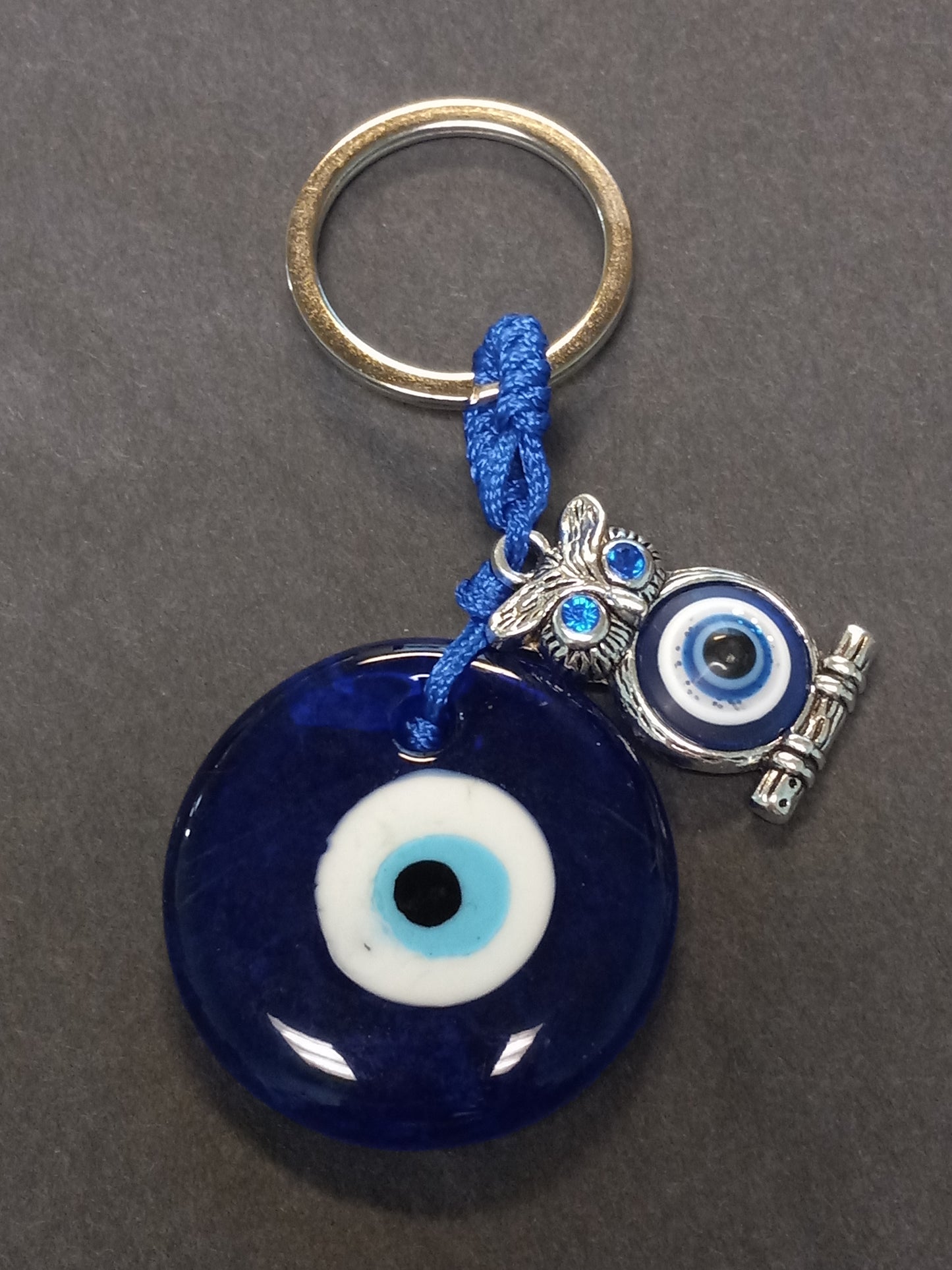 Owl Evil Eye Keychain