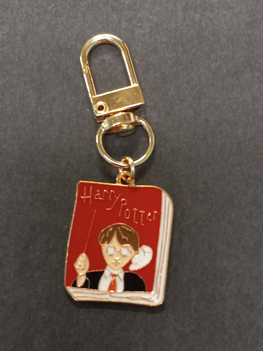 Harry Book Keychain