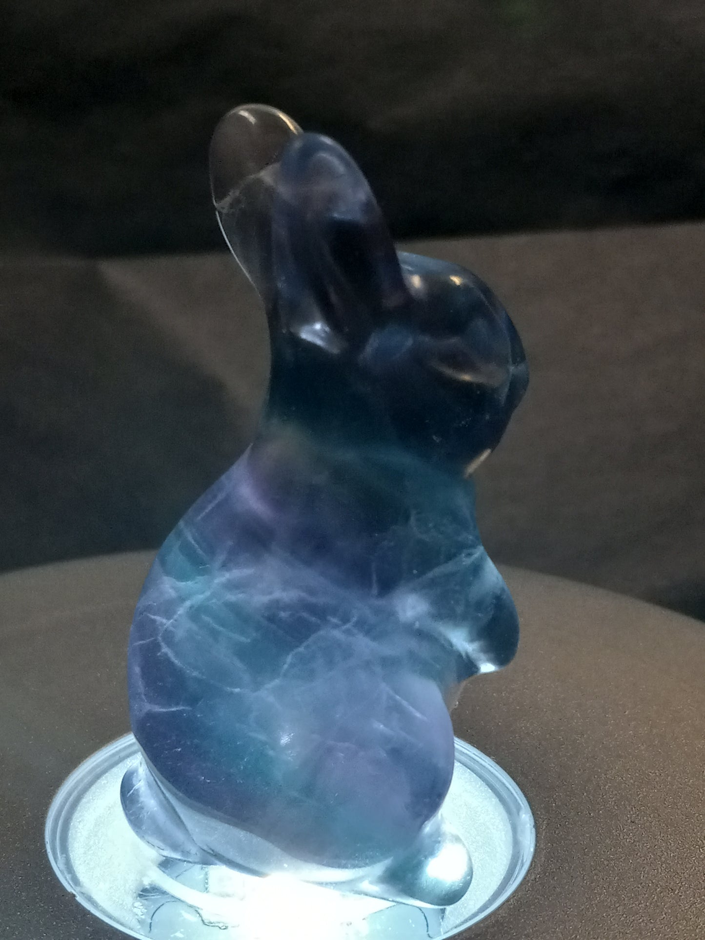 Fluorite Rabbit Carving