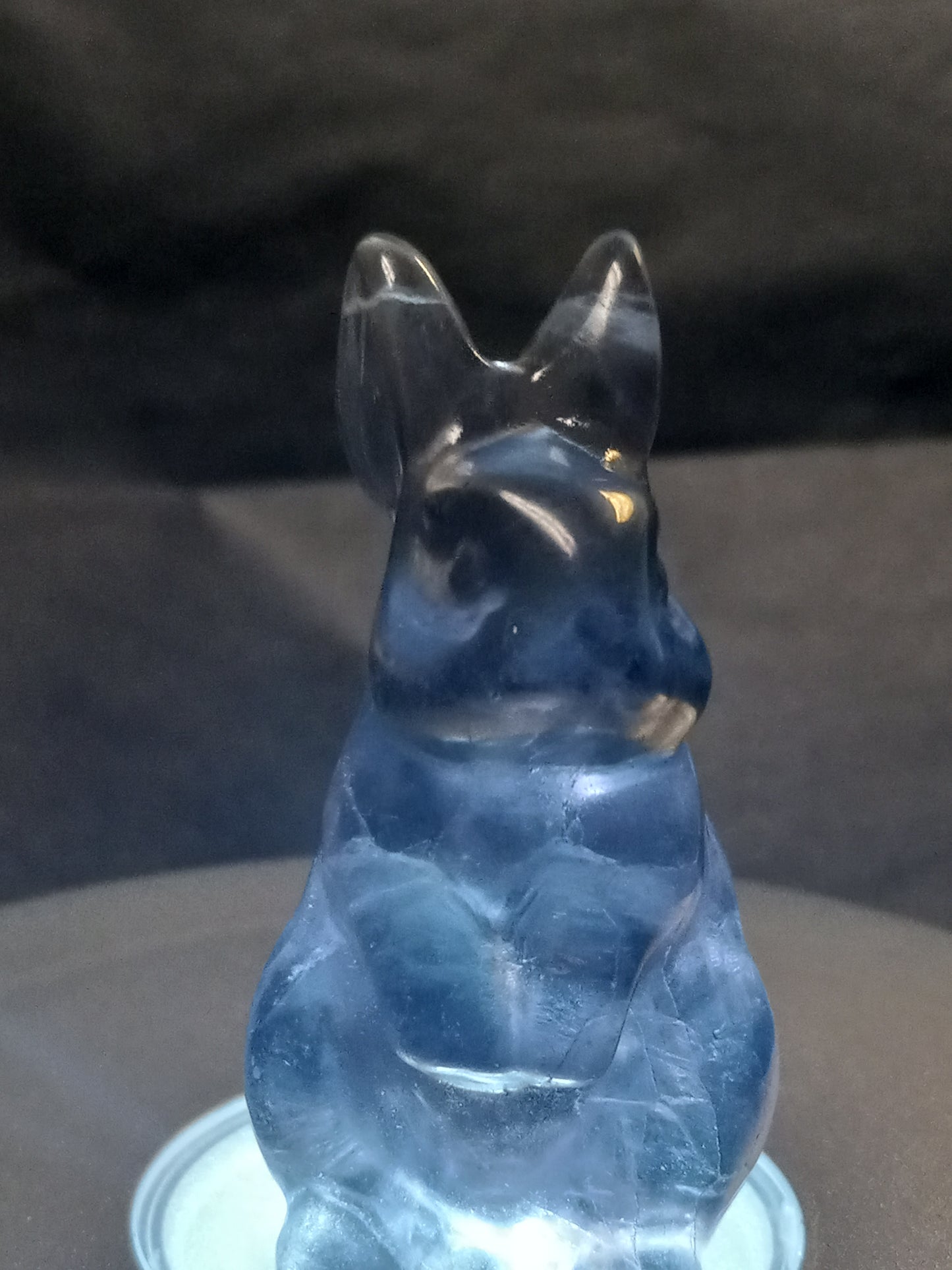 Fluorite Rabbit Carving