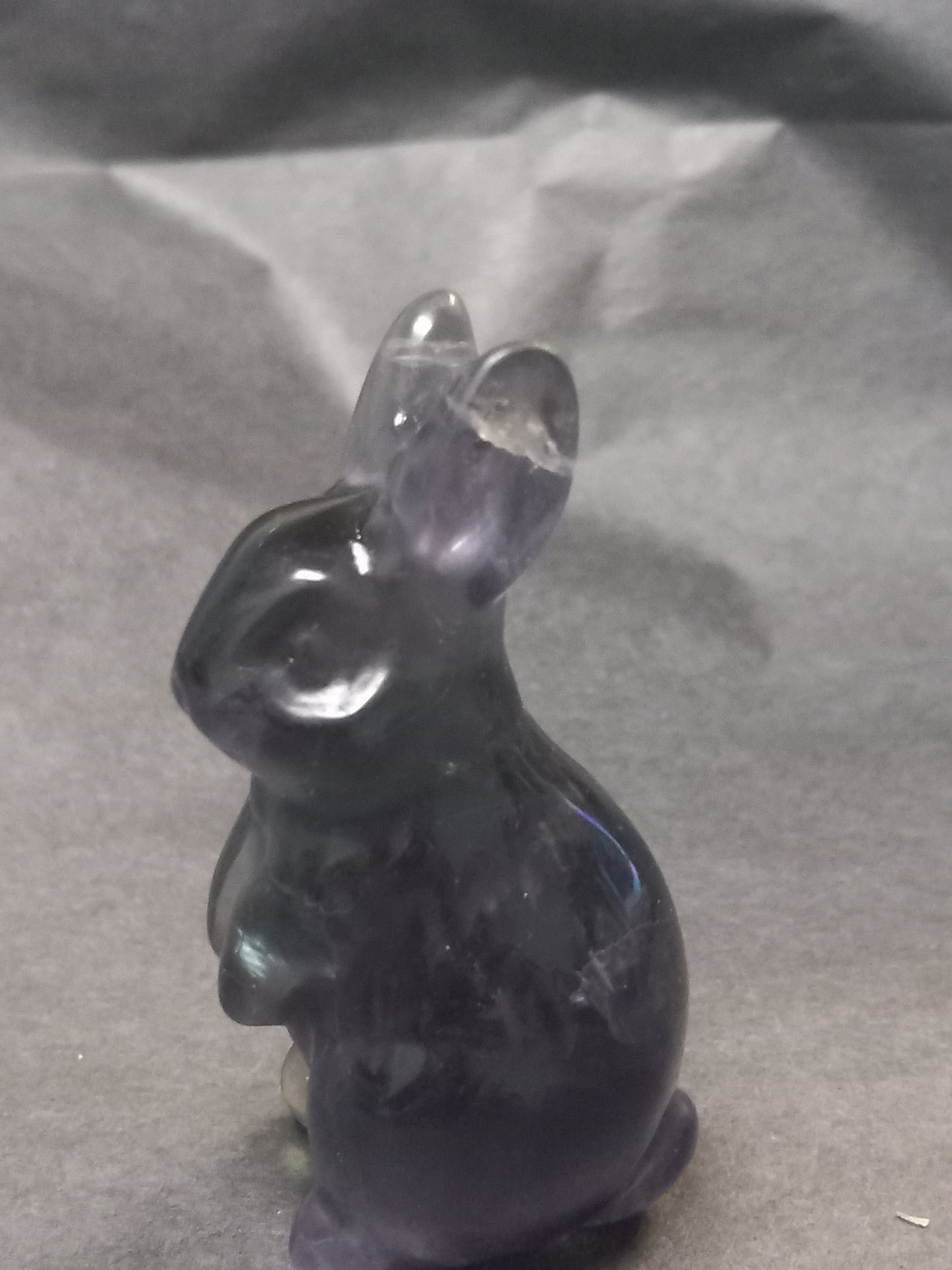 Fluorite Rabbit Carving