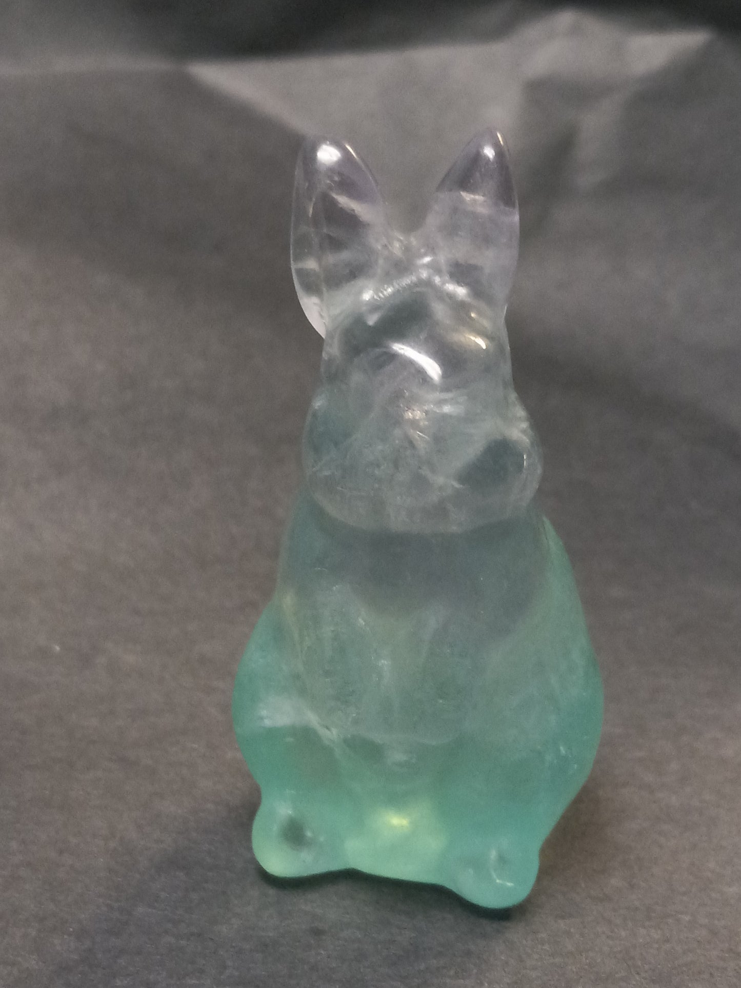 Fluorite Rabbit Carving