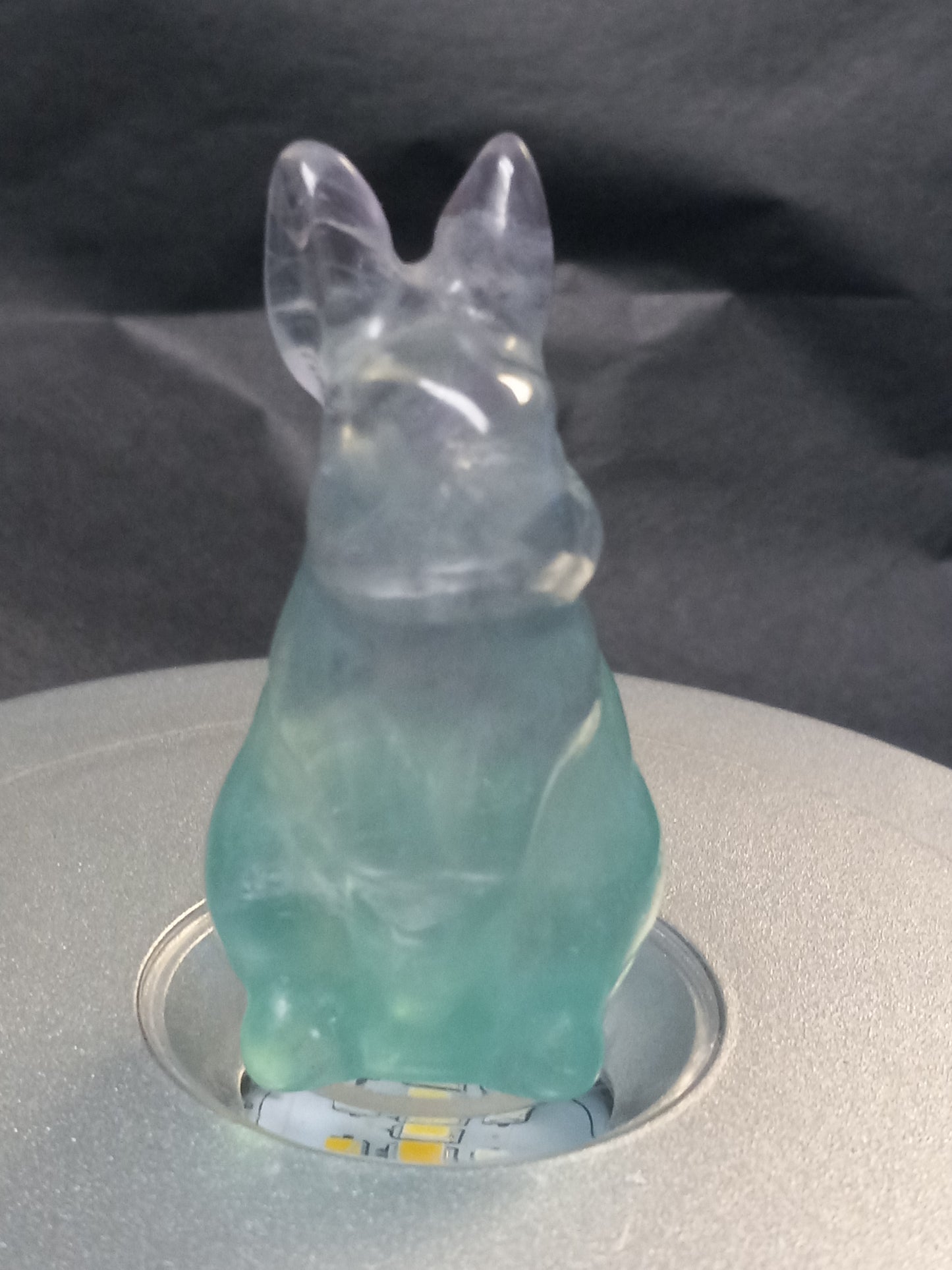 Fluorite Rabbit Carving