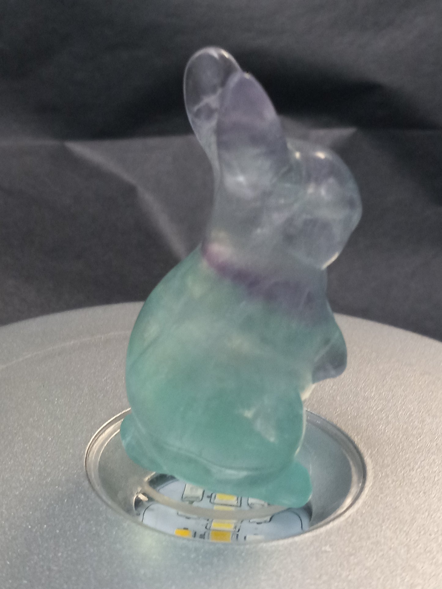 Fluorite Rabbit Carving