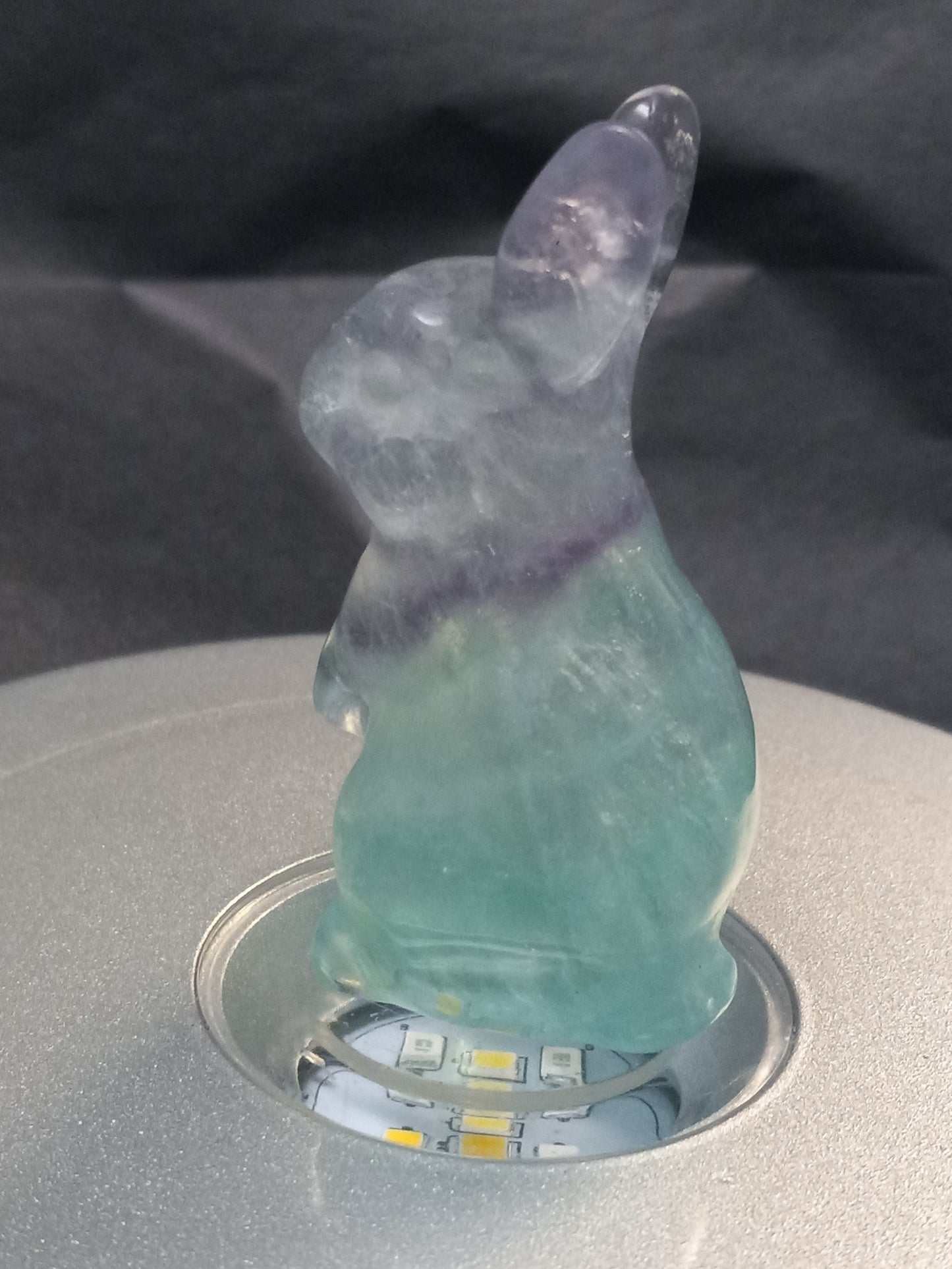 Fluorite Rabbit Carving