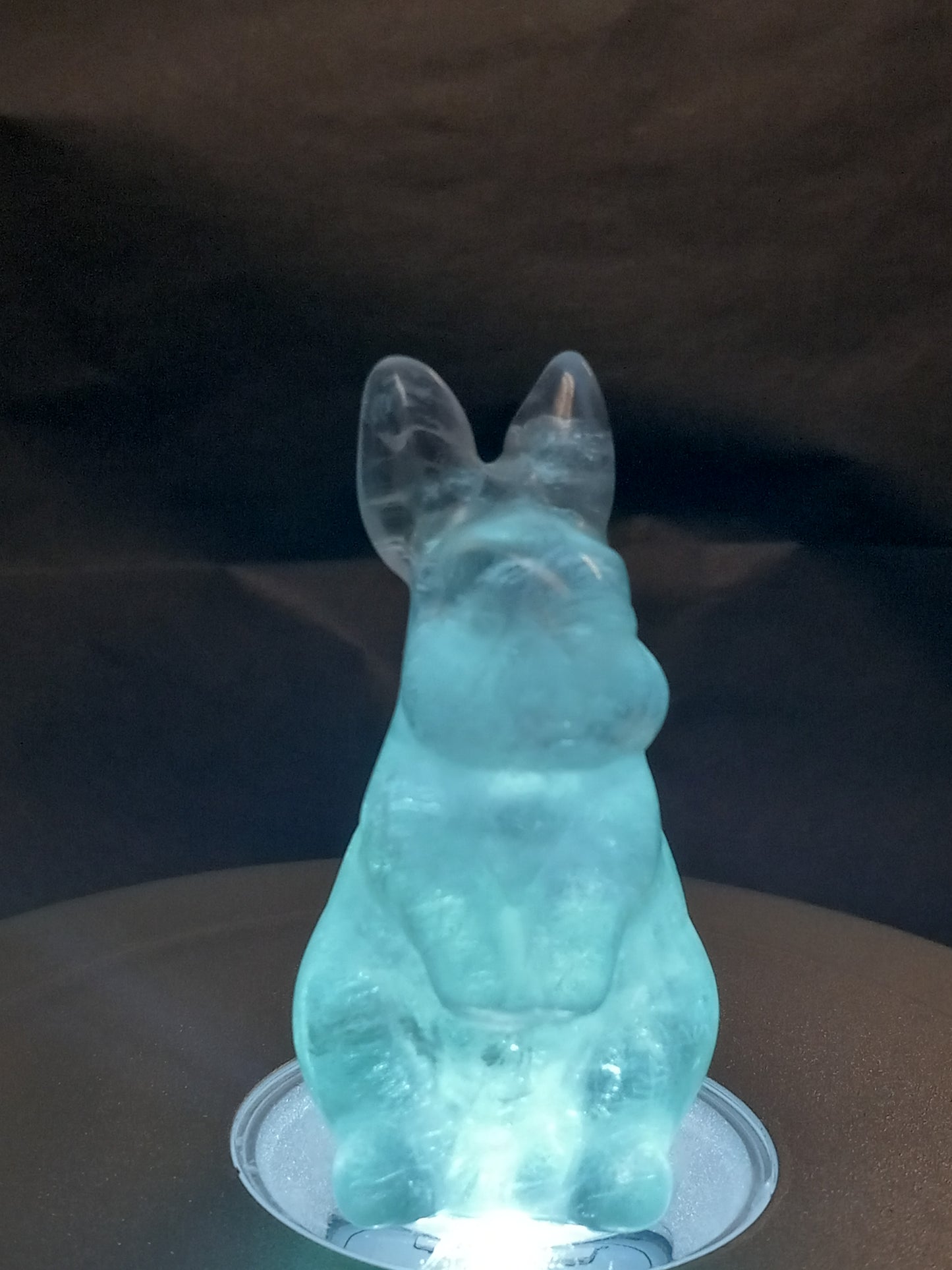 Fluorite Rabbit Carving