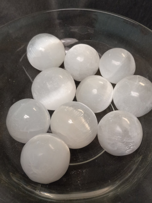 Selenite Spheres