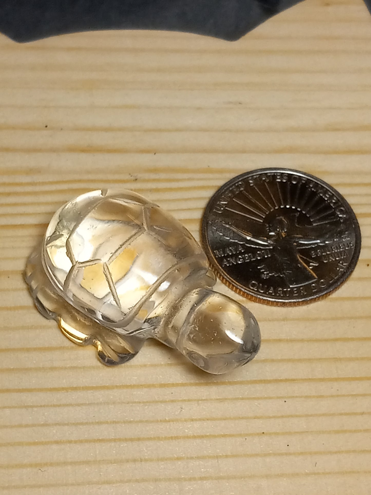 Clear Quartz Turtle