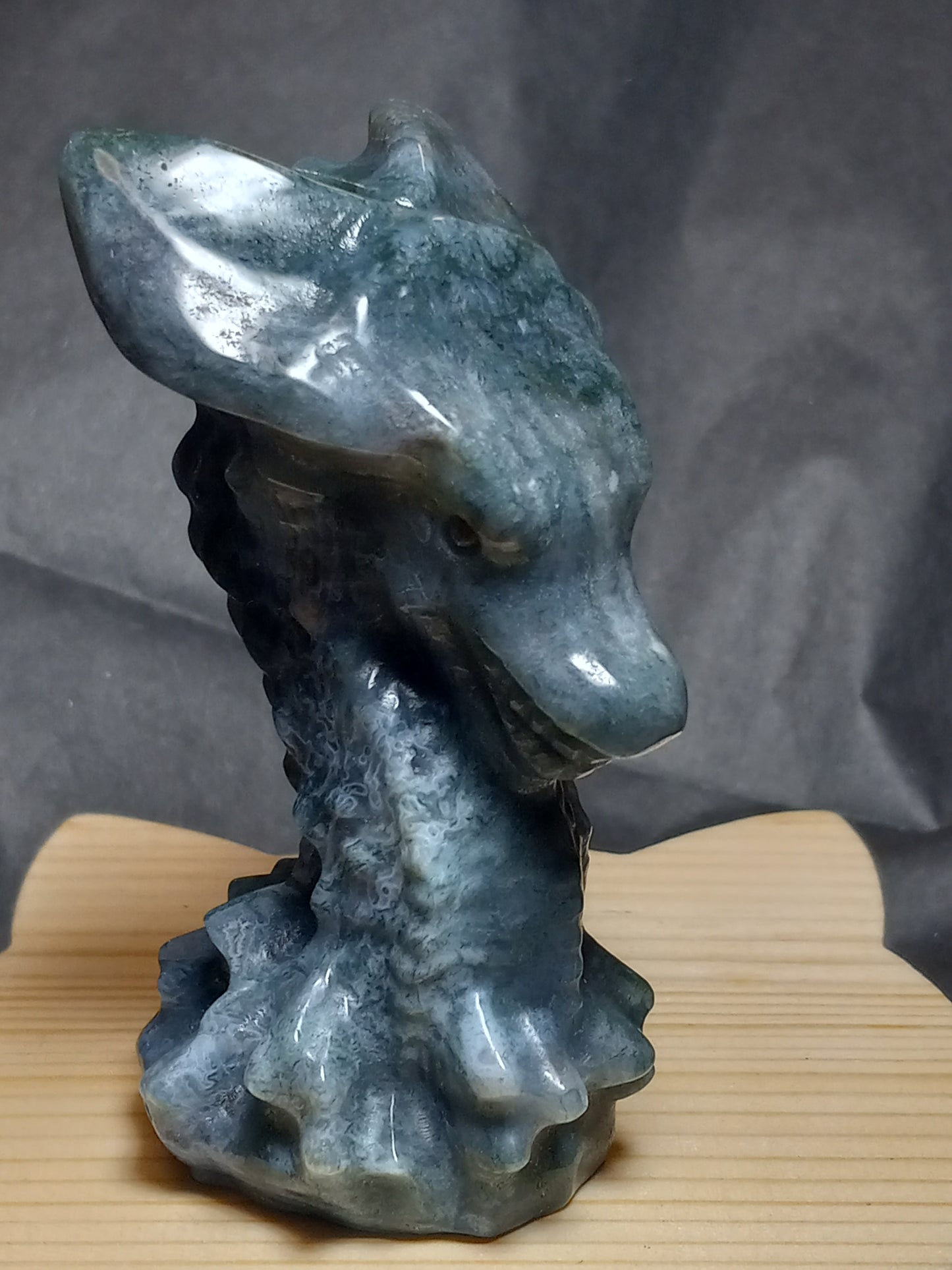 Moss Agate Dragon