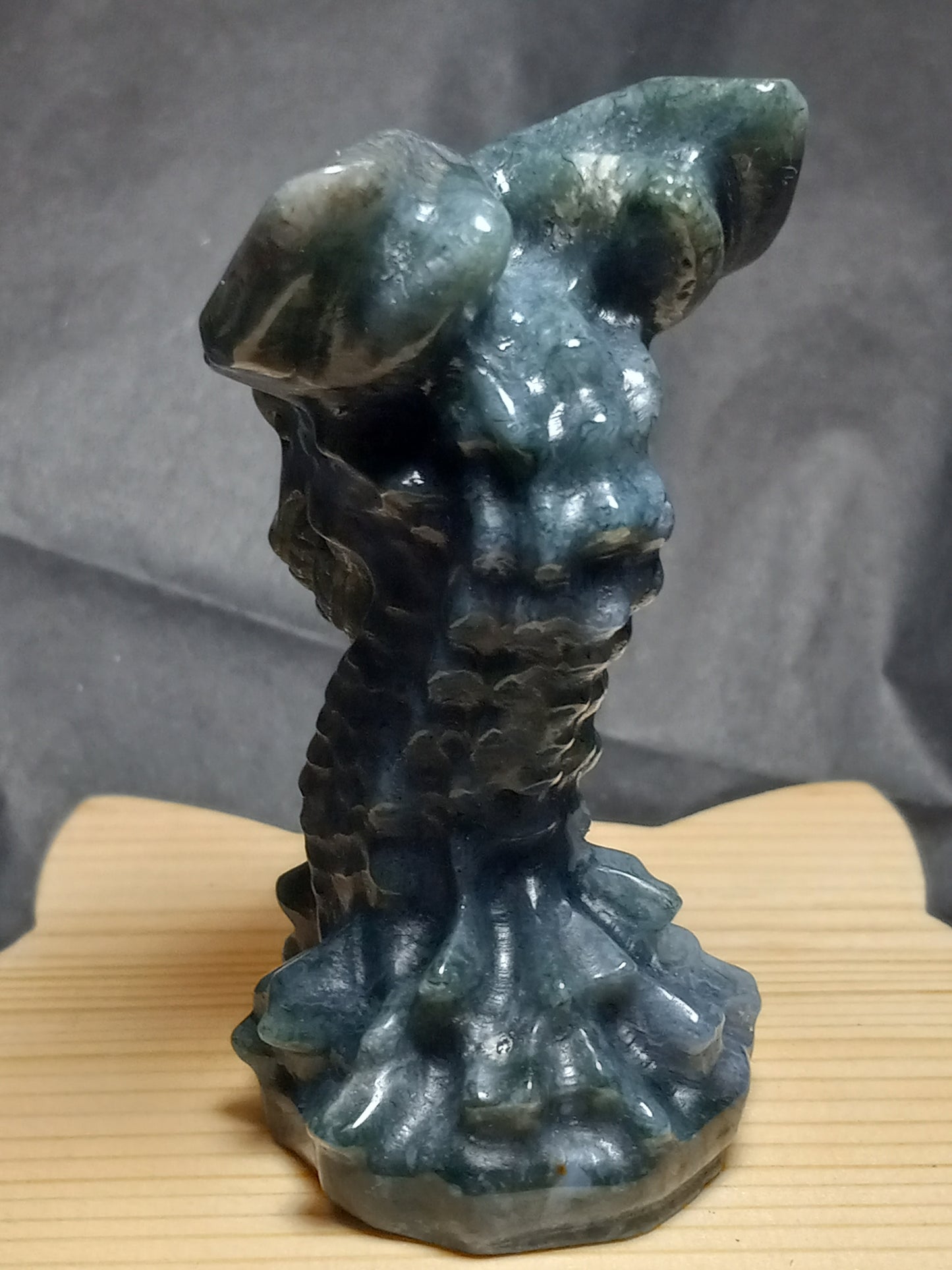 Moss Agate Dragon