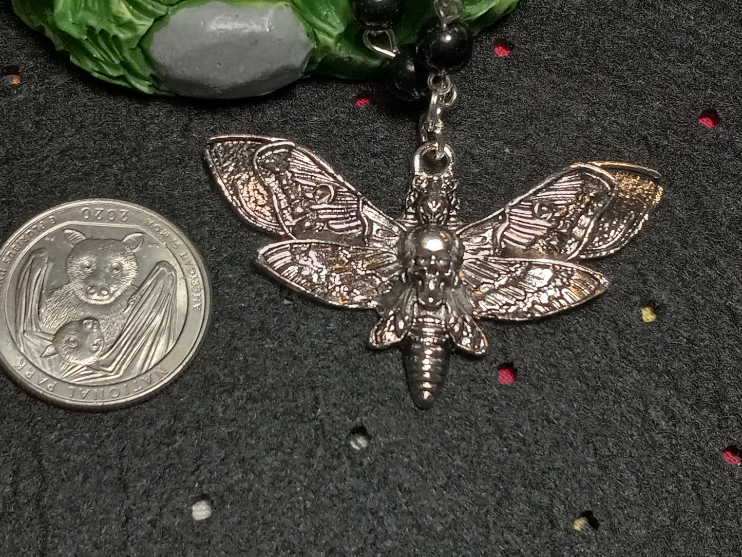 Deaths Head Moth Necklace