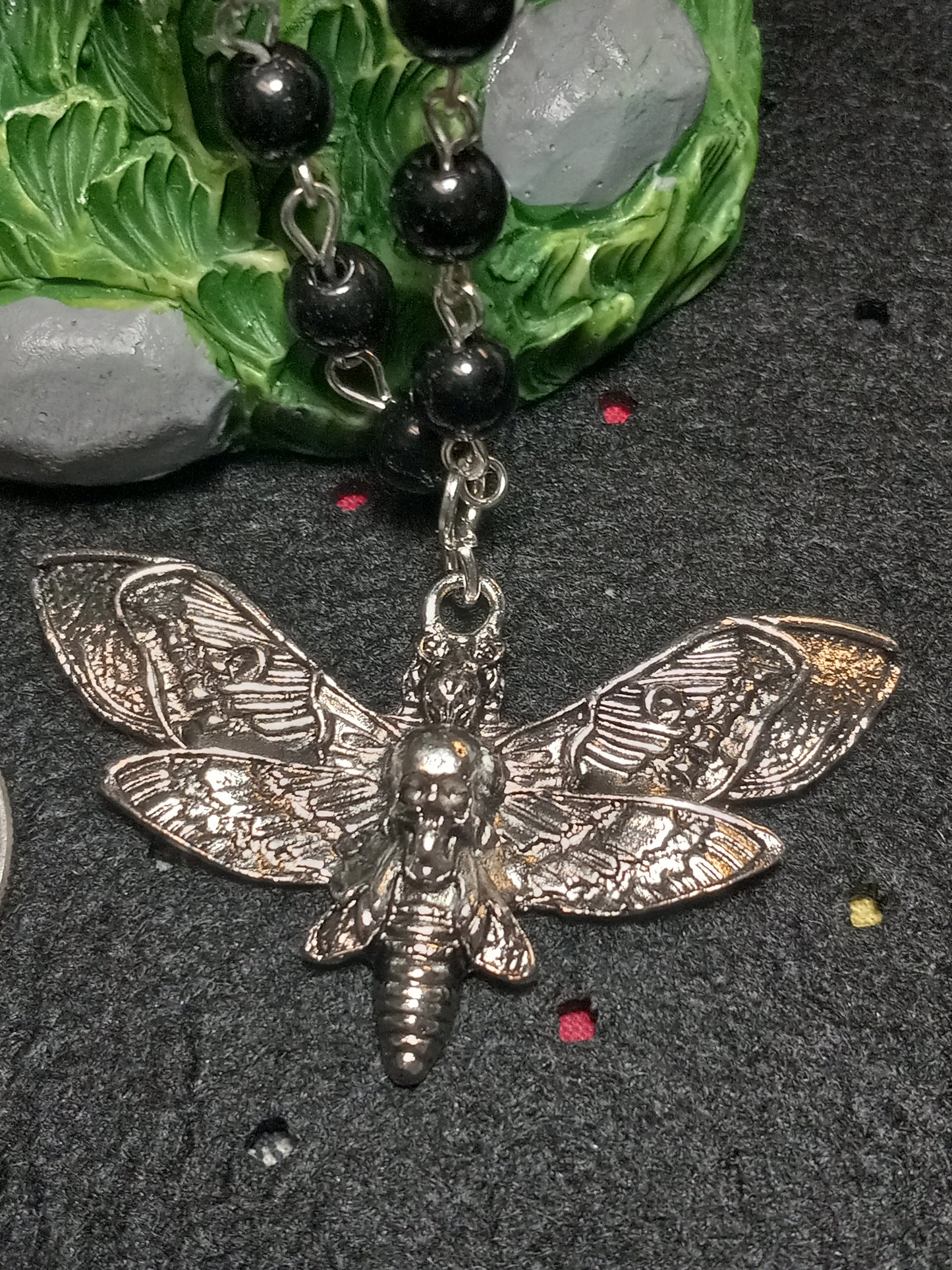 Deaths Head Moth Necklace